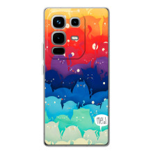 Чехол на Ноте 50 с Котами (VPrint) (Mew)