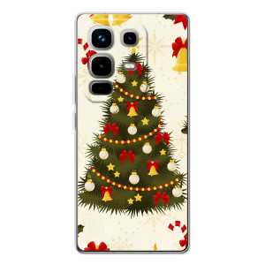 Чохол новорічна ялинка на Infinix Note 50 – Новорічний принт