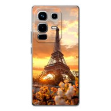 Чехол Эйфелева Башня для Infinix Note 50 - (AlphaPrint) (Солнечная башня)