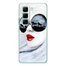 Чехол с картинкой Модные Девчонки Infinix Note 50 (Любительница коней)