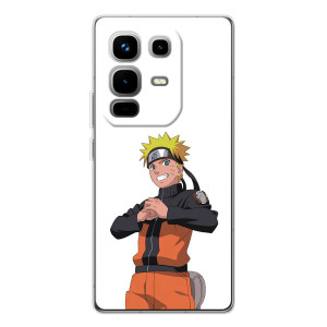Чехлы с принтом Наруто на Infinix Note 50 – Радосный Наруто