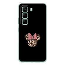 Чехол с леопардовым принтом на Infinix Note 50 (Леопардовая Минни)