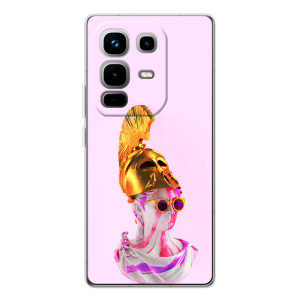 Чехол с Прикольным принтом на Infinix Note 50 – АРТ Статуя