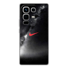 Чехол для Infinix Note 50 - с принтом Найк (AlphaPrint) (Найк красный)