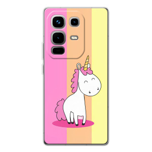 Чехол Unicorn на Infinix Note 50 – Радужный Единорог