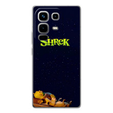 Чехол с мультфильмом Шрек на Infinix Note 50 – Шрек лого
