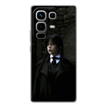 Чехол с дизайном Венздей 2 на Infinix Note 50 – Уэнсдей в костюме