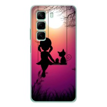 Девчачий Чехол для Infinix Note 50 – На качели
