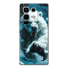 Чехол с картинкой «Хищники» для Infinix Note 50 – Медведь