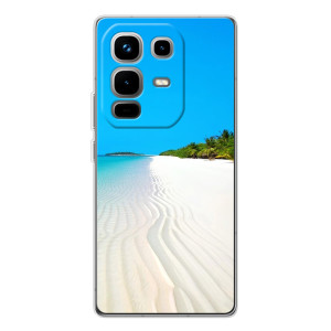 Летний Чехол на Infinix Note 50 – Море песок