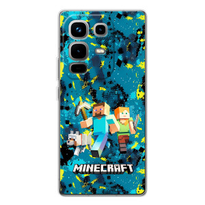 Чохли для Infinix Note 50 (Персонажі МайнКрафт) – Майнкрафт