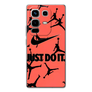 Силиконовый Чехол Nike Air Jordan на Ноут 50 – Just Do It