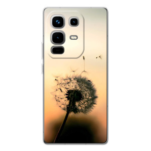 Силиконовый Чехол с одуванчиками на Infinix Note 50 – Роздумаханый одуванчик