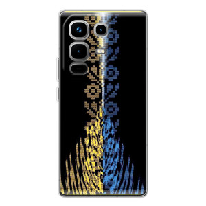 Силиконовый Чехол на Infinix Note 50 (Патриотическая вышиванка)