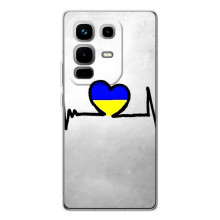 Силіконовий Чохол  на Infinix Note 50 (Я-Україна) (Українська кардіограма)