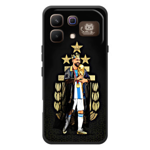 Чехлы Лео Месси Аргентина для Infinix Note 60 Pro (Месси король)