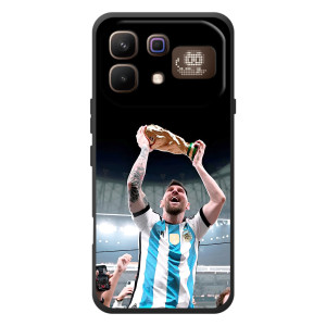 Чехлы Лео Месси Аргентина для Infinix Note 60 Pro (Счастливый Месси)