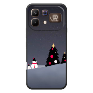 Чехлы на Новый Год Infinix Note 60 Pro (Снеговички)