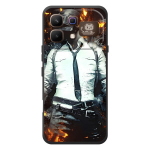 Силиконовый чехол с картинкой "Герой Pubg" на Infinix Note 60 Pro – Man Пубг