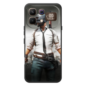 Силиконовый чехол с картинкой "Герой Pubg" на Infinix Note 60 Pro