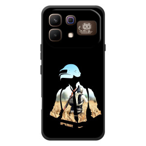 Силиконовый чехол с картинкой "Герой Pubg" на Infinix Note 60 Pro – Пубг мен