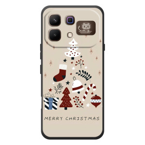 Чехол Санта Клаус для Infinix Note 60 Pro (Merry Christmas)