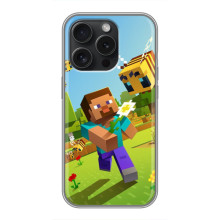 Чехол с картинками Майнкрафт для Инфиникс Ноут 60 Про
 – Персонаж Майнкрафт