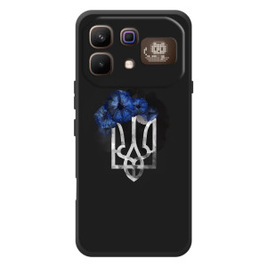 Чохол з українським гербом на Infinix Note 60 Pro – Герб з квіткою