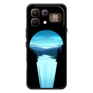 Летний Чехол на Infinix Note 60 Pro – Синий Водопад