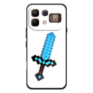 Чехлы для Infinix Note 60 Pro (Персонажи Майн Крафт) – Меч
