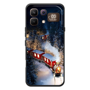 Силиконовый бампер на рождество для Infinix Note 60 Pro (Поезд)
