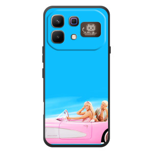 Силиконовый Чехол Барби Фильм на Infinix Note 60 Pro (Барби и Кен)