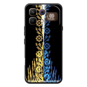 Силиконовый Чехол на Infinix Note 60 Pro (Патриотическая вышиванка)