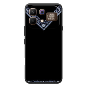 Силиконовый Чехол на Infinix Note 60 Pro (Воротник вышиванки)