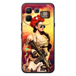 ЗСУ Чехлы (TPU) для Infinix Note 60 Pro (Женщина солдат)