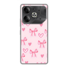 Чехол банты для Infinix Note 60 Ultra – Бантики и сердечки