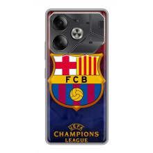Чехол с картинкой ФК Барселона на  finitex Note 60 Ultra	
