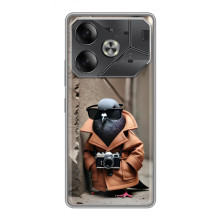 Чехол с мемами тралалело тралала для Infinix Note 60 Ultra – Шпиониро голубио