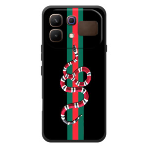 Чохли бренд ГУЧЧІ для Infinix Note 60 (Змій Гуччі)