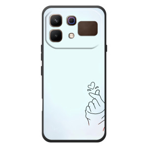 Чохол (Знак сердечка) для Infinix Note 60 (Сердечко на блакитному)