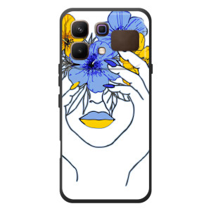 Чохол на Infinix Note 60 (Український дизайн) (Українка на всю голову)