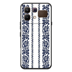 Силіконовый Чохол на Infinix Note 60 з картинкой Вишиванки (Синя вишиванка)