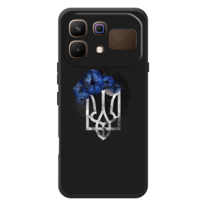Чехол с украинским гербом на Infinix Note 60 (Герб с цветком)