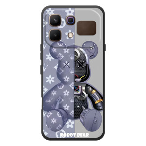 Силіконовий чохол для Infinix Note 60 (Ведмідь Louis Vuitton)