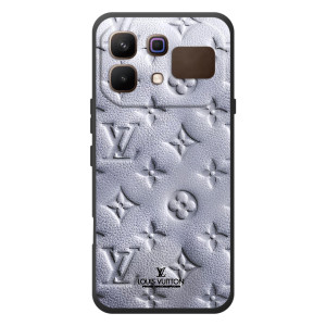 Текстурний Чохол Louis Vuitton для Інфінікс Ноут 60 – Білий ЛВ