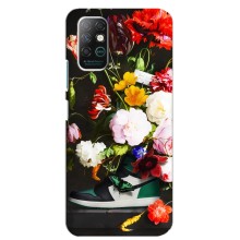 Бренднові Чохли для Infinix Note 8 - (PREMIUMPrint) – Nike цветы