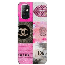 Чехол (Dior, Prada, YSL, Chanel) для Infinix Note 8 – Модница