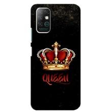 Чехол с Короной Инфиникс Ноут 8 - (AlphaPrint) (Корона короля)