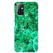 Мраморный чехол на Infinix Note 8 (VPrint) (Салатный Мрамор)