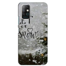 Новорічні, Святкові Чохли для Infinix Note 8 - 2024 год – Let it snow